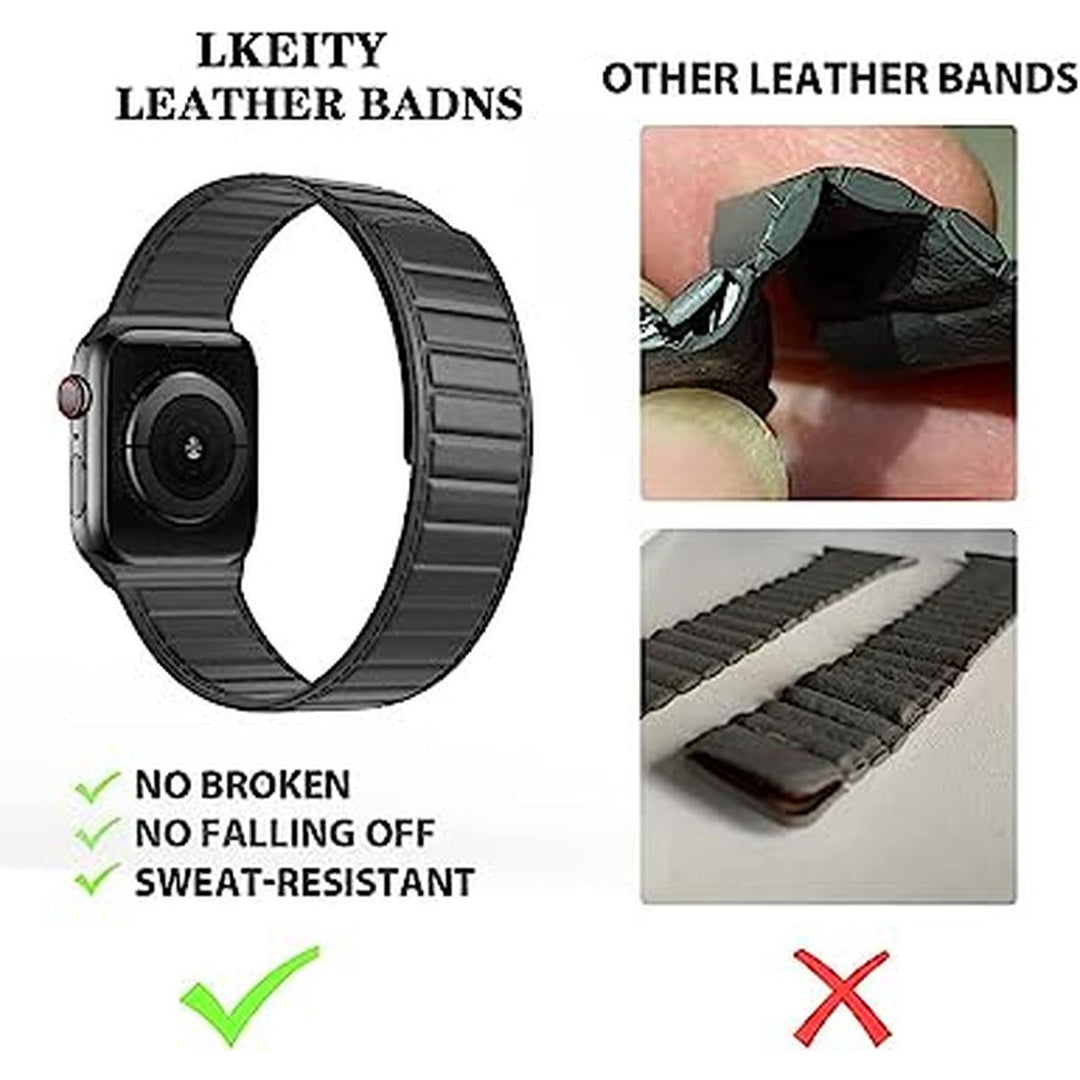 Saddle Magnetic Leather Band - DOKUTRONIX