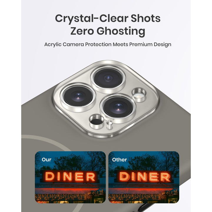 MagSafe Brown Silicone Case with Screen Protectors - DOKUTRONIX