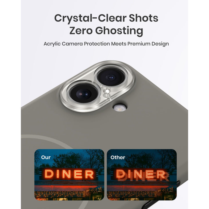 MagSafe Brown Silicone Case with Screen Protectors - DOKUTRONIX