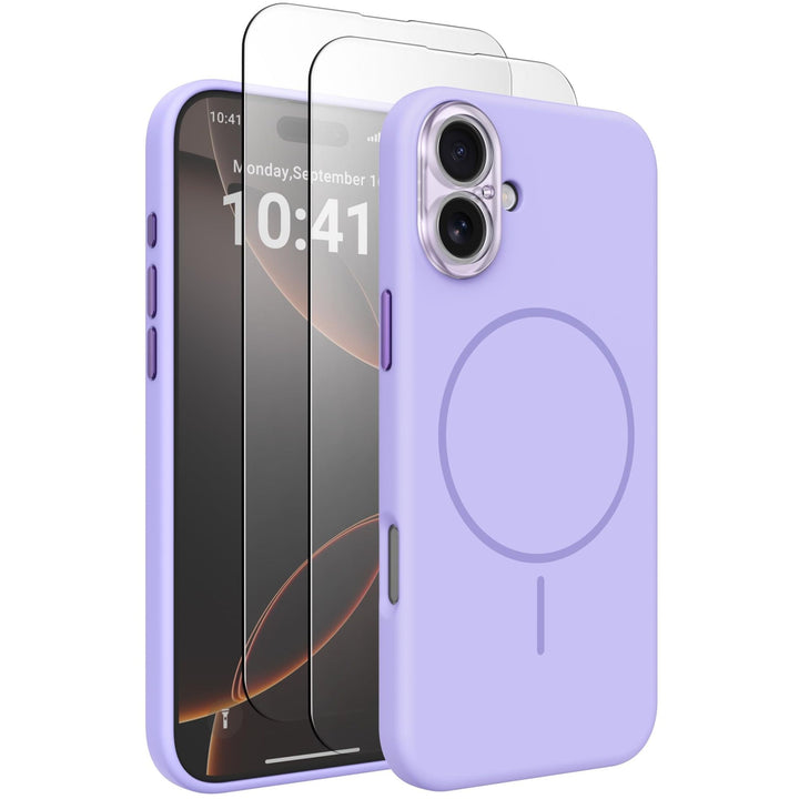 MagSafe Brown Silicone Case with Screen Protectors - DOKUTRONIX