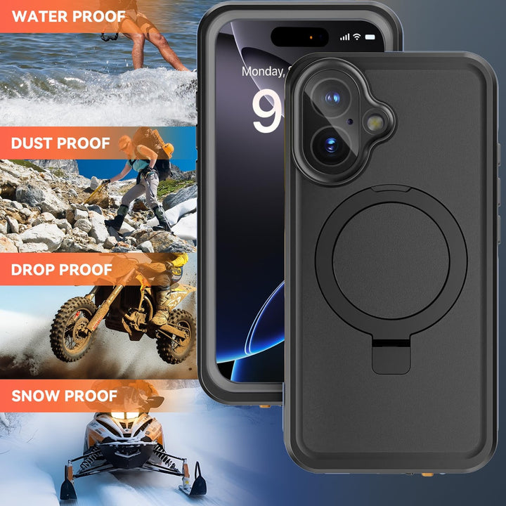 MagnaGuard 360: iPhone 16 Plus Waterproof Case - DOKUTRONIX