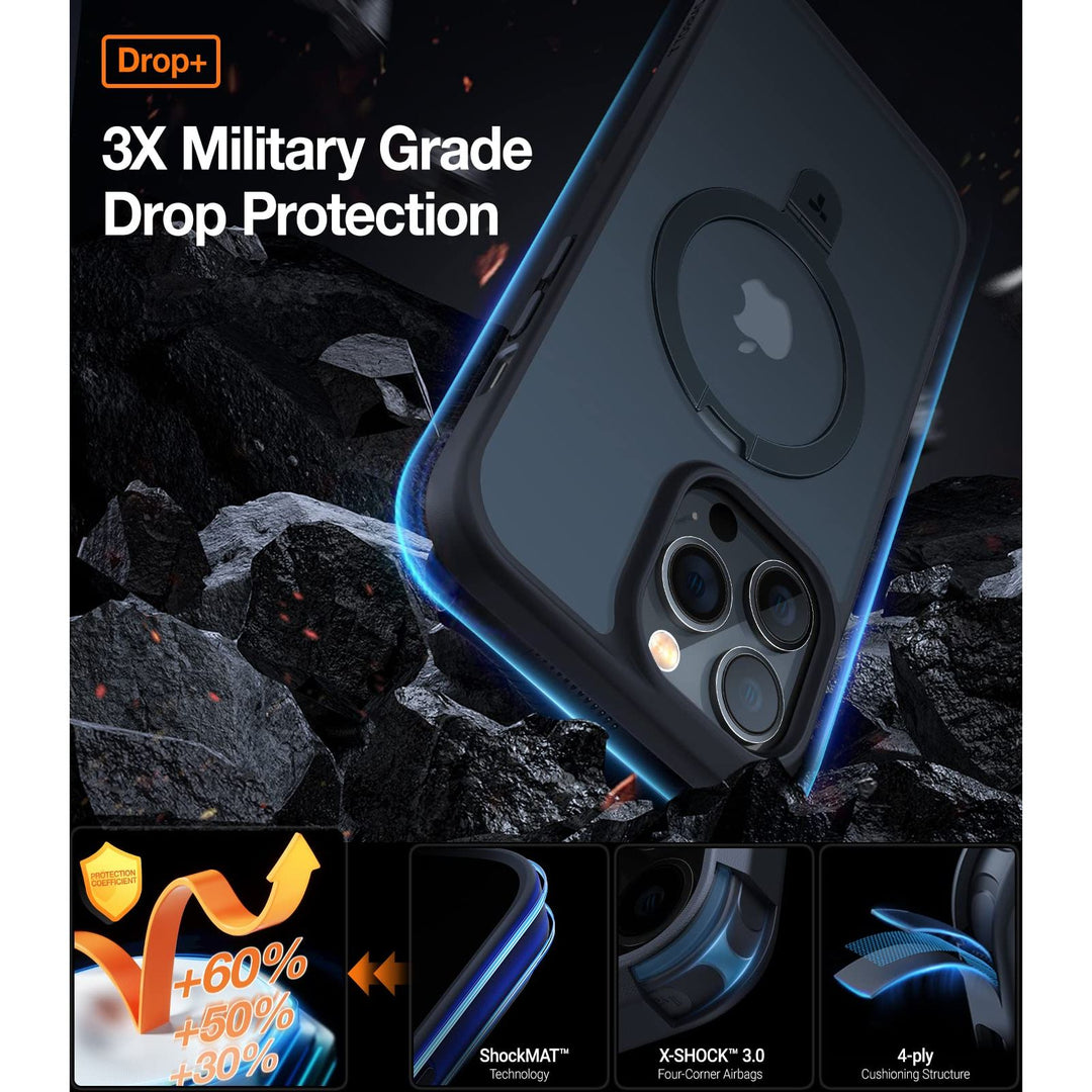 Magnetic UPRO Stand - iPhone 12/12 Pro Blue - DOKUTRONIX