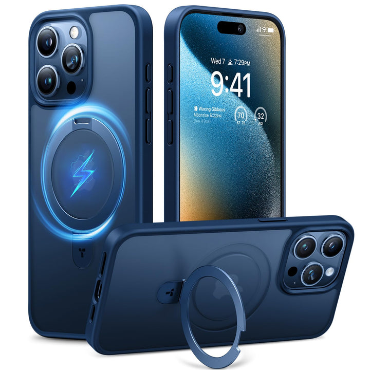 Magnetic UPRO Stand - iPhone 12/12 Pro Blue - DOKUTRONIX