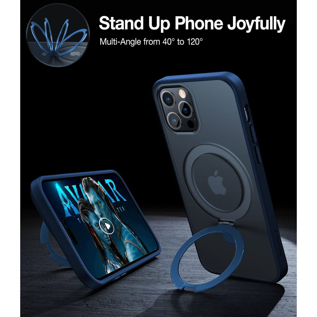 Magnetic UPRO Stand - iPhone 12/12 Pro Blue - DOKUTRONIX