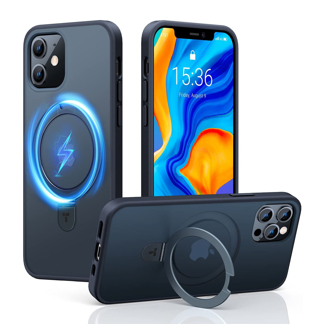 Magnetic UPRO Stand - iPhone 12/12 Pro Blue - DOKUTRONIX