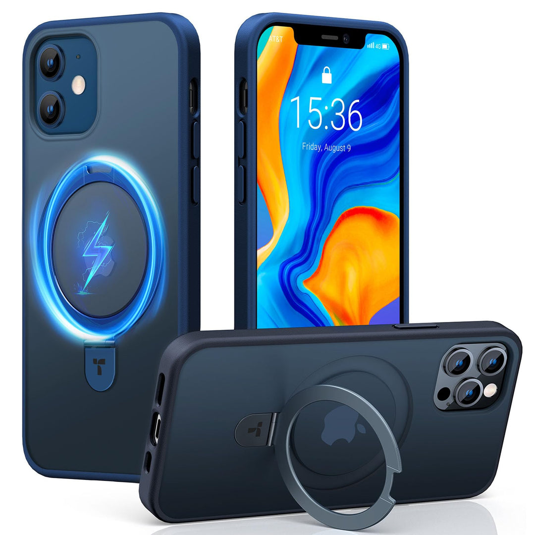 Magnetic UPRO Stand - iPhone 12/12 Pro Blue - DOKUTRONIX