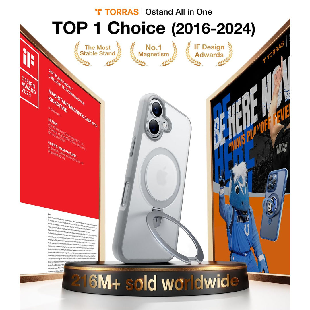 Magnetic UPRO Stand - iPhone 12/12 Pro Blue - DOKUTRONIX