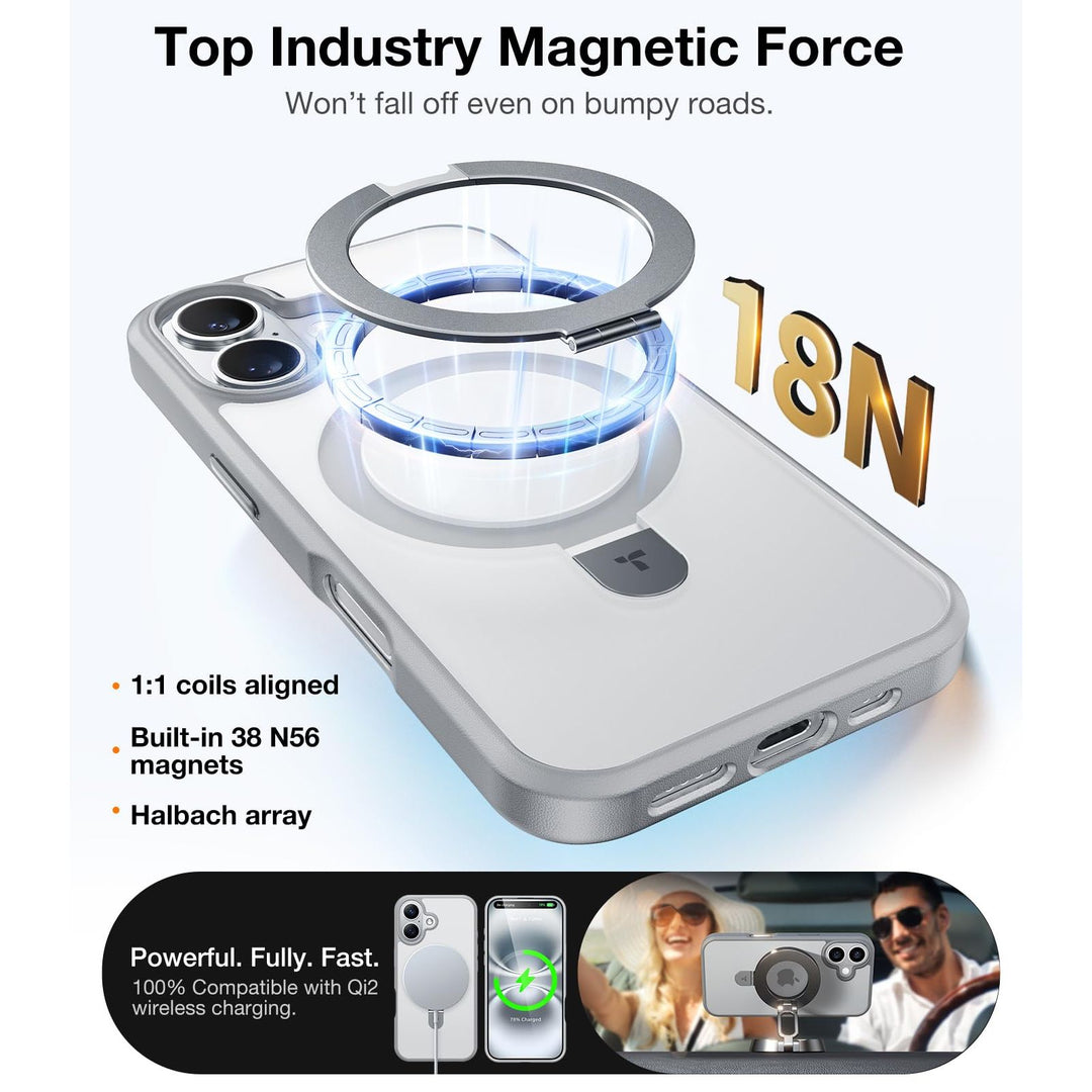 Magnetic UPRO Stand - iPhone 12/12 Pro Blue - DOKUTRONIX