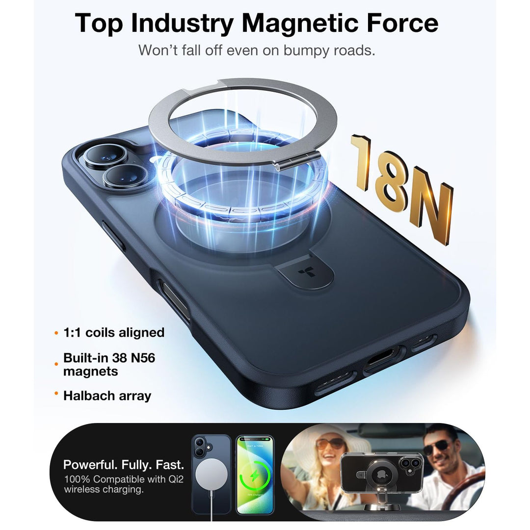 Magnetic UPRO Stand - iPhone 12/12 Pro Blue - DOKUTRONIX