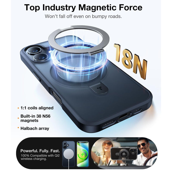 Magnetic UPRO Stand - iPhone 12/12 Pro Blue - DOKUTRONIX