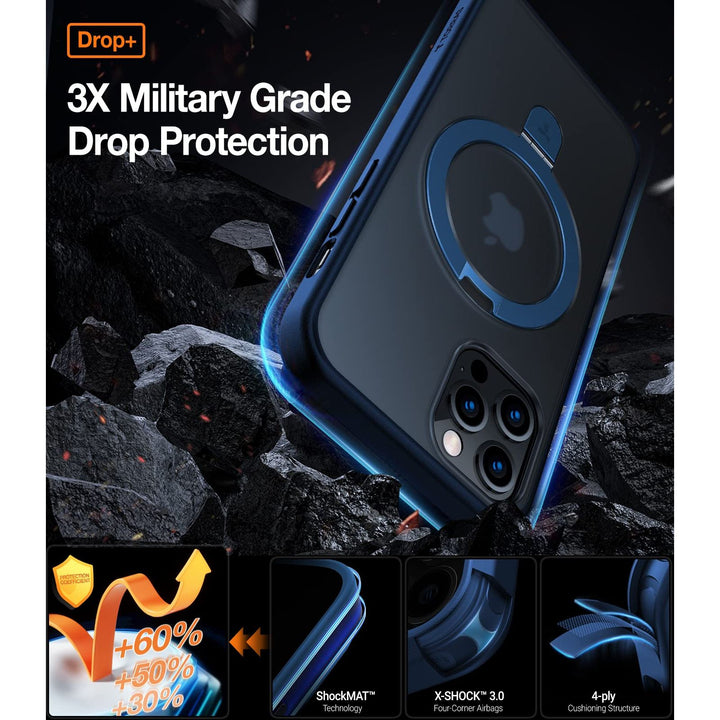 Magnetic UPRO Stand - iPhone 12/12 Pro Blue - DOKUTRONIX