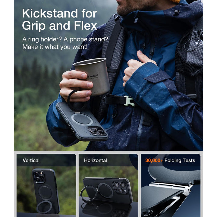 Magnetic UPRO Stand - iPhone 12/12 Pro Blue - DOKUTRONIX