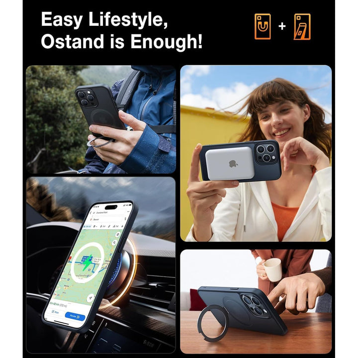 Magnetic UPRO Stand - iPhone 12/12 Pro Blue - DOKUTRONIX