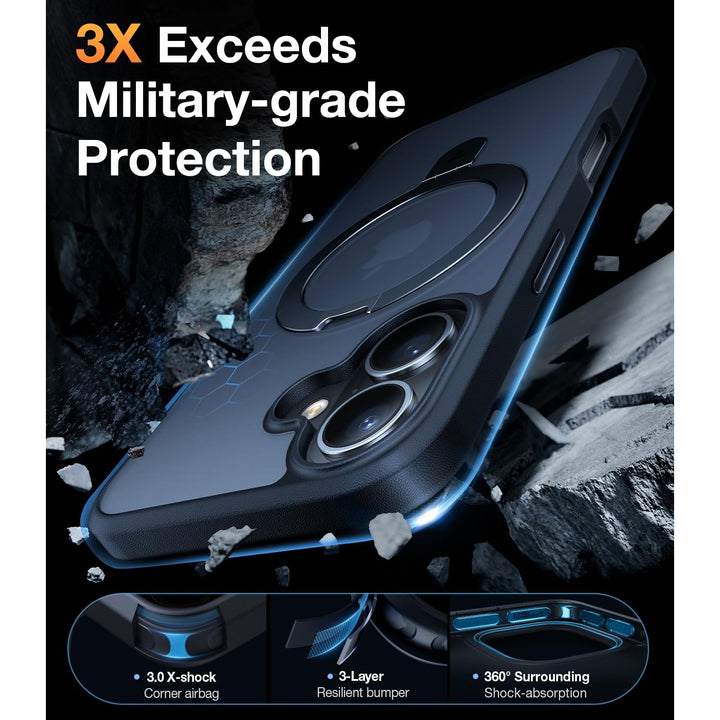 Magnetic UPRO Stand - iPhone 12/12 Pro Blue - DOKUTRONIX