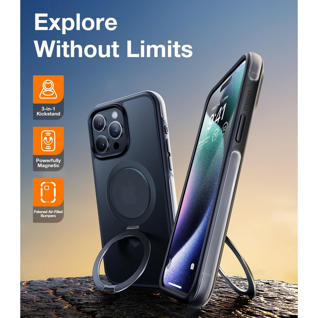 Magnetic UPRO Stand - iPhone 12/12 Pro Blue - DOKUTRONIX