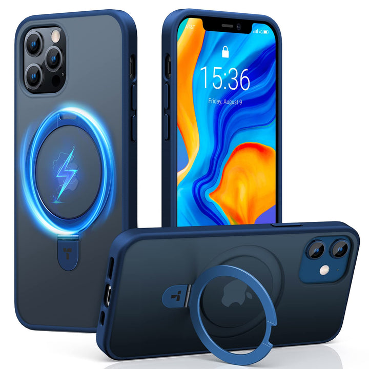 Magnetic UPRO Stand - iPhone 12/12 Pro Blue - DOKUTRONIX