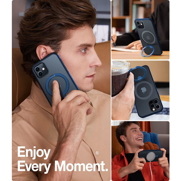 Magnetic UPRO Stand - iPhone 12/12 Pro Blue - DOKUTRONIX