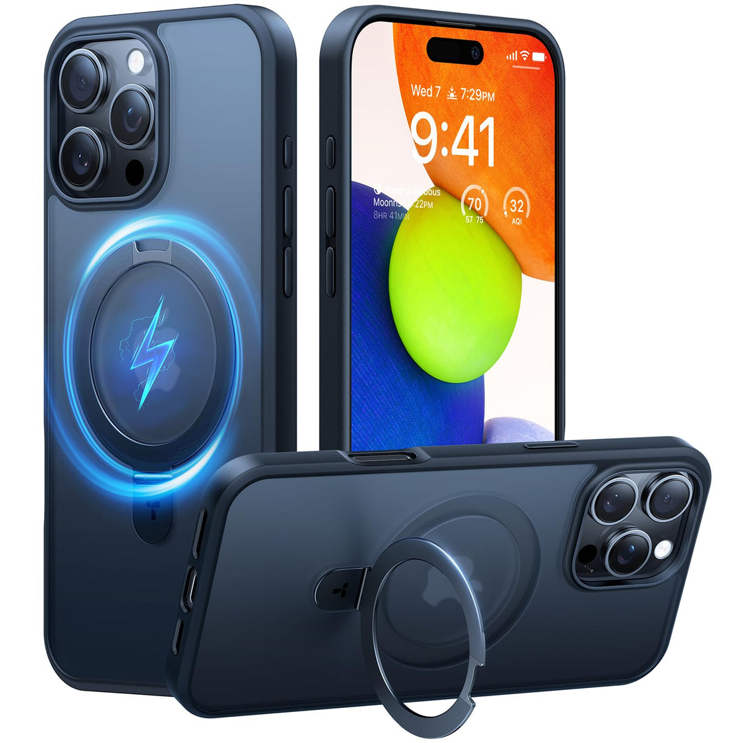 Magnetic UPRO Stand - iPhone 12/12 Pro Blue - DOKUTRONIX