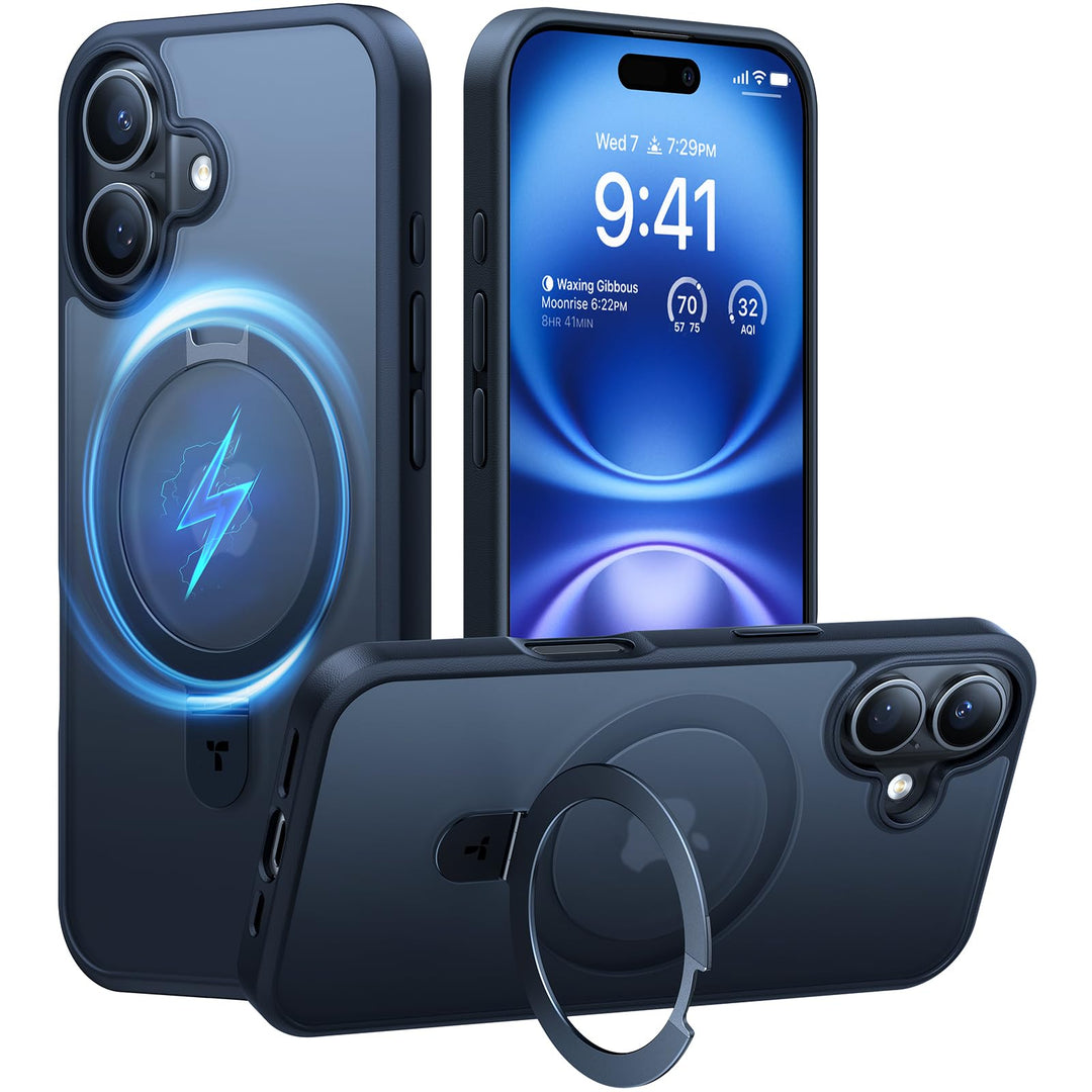 Magnetic UPRO Stand - iPhone 12/12 Pro Blue - DOKUTRONIX