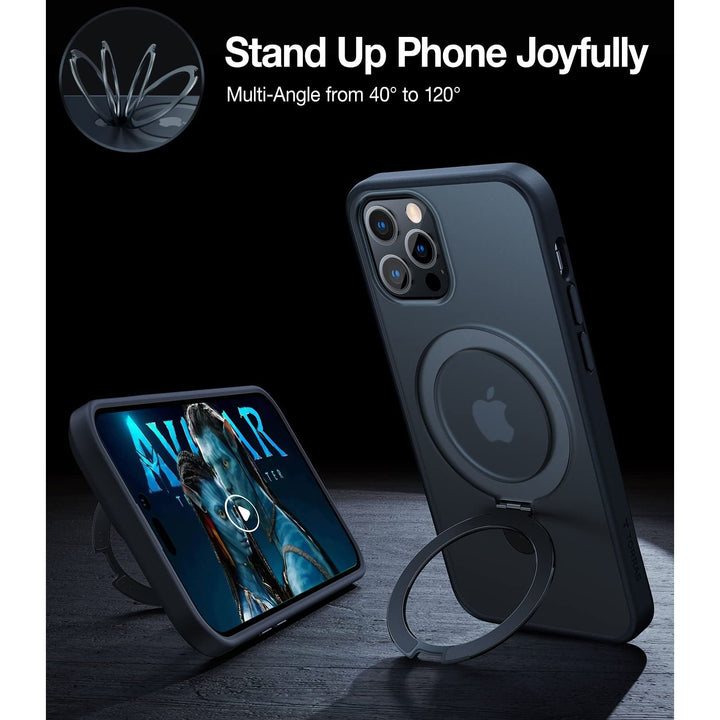 Magnetic UPRO Stand - iPhone 12/12 Pro Blue - DOKUTRONIX