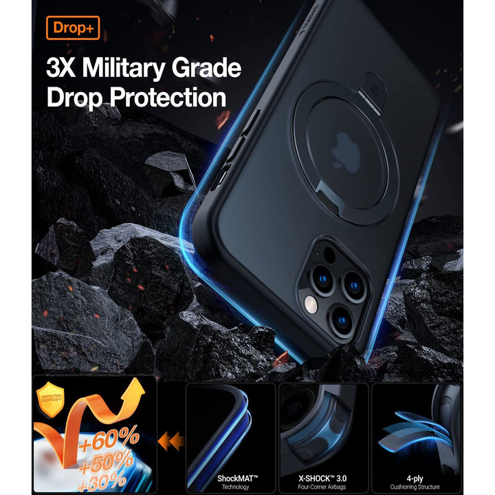 Magnetic UPRO Stand - iPhone 12/12 Pro Blue - DOKUTRONIX