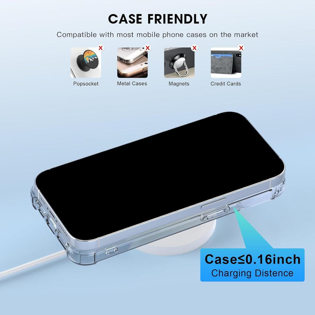 MagnetCharge Pro: Wireless iPhone Charger - Black - DOKUTRONIX