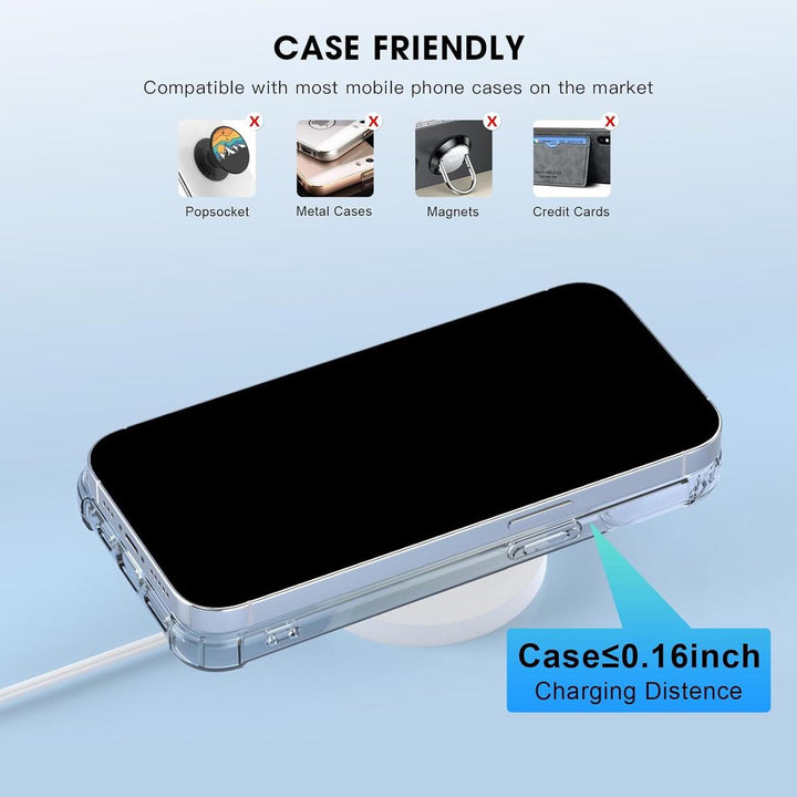 MagnetCharge Pro: Wireless iPhone Charger - Black - DOKUTRONIX