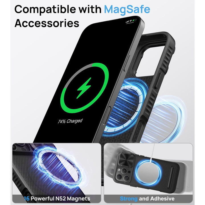 MagSafe Armor Case for iPhone 15 Pro Max - Blue - DOKUTRONIX