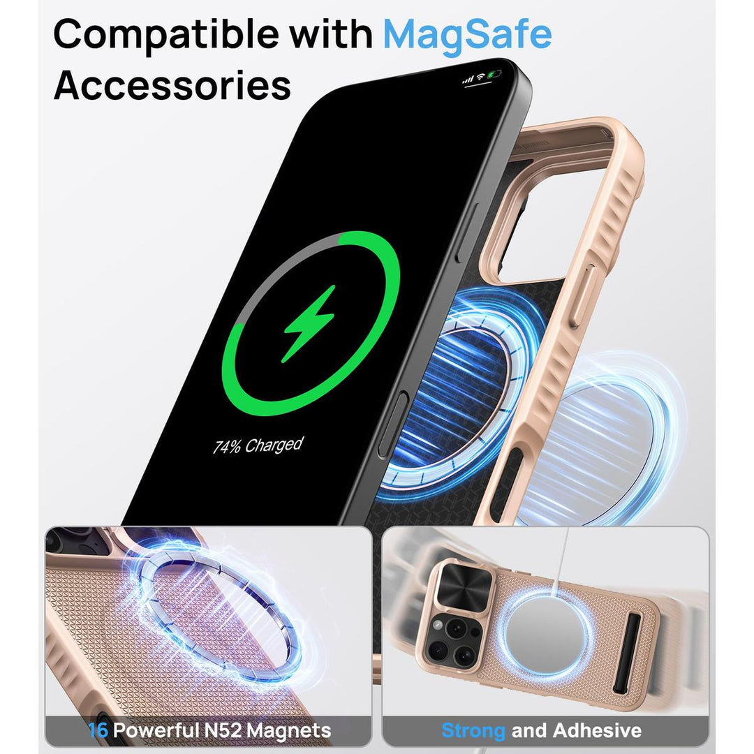 MagSafe Armor Case for iPhone 15 Pro Max - Blue - DOKUTRONIX