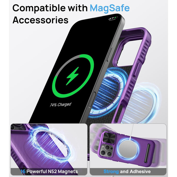MagSafe Armor Case for iPhone 15 Pro Max - Blue - DOKUTRONIX