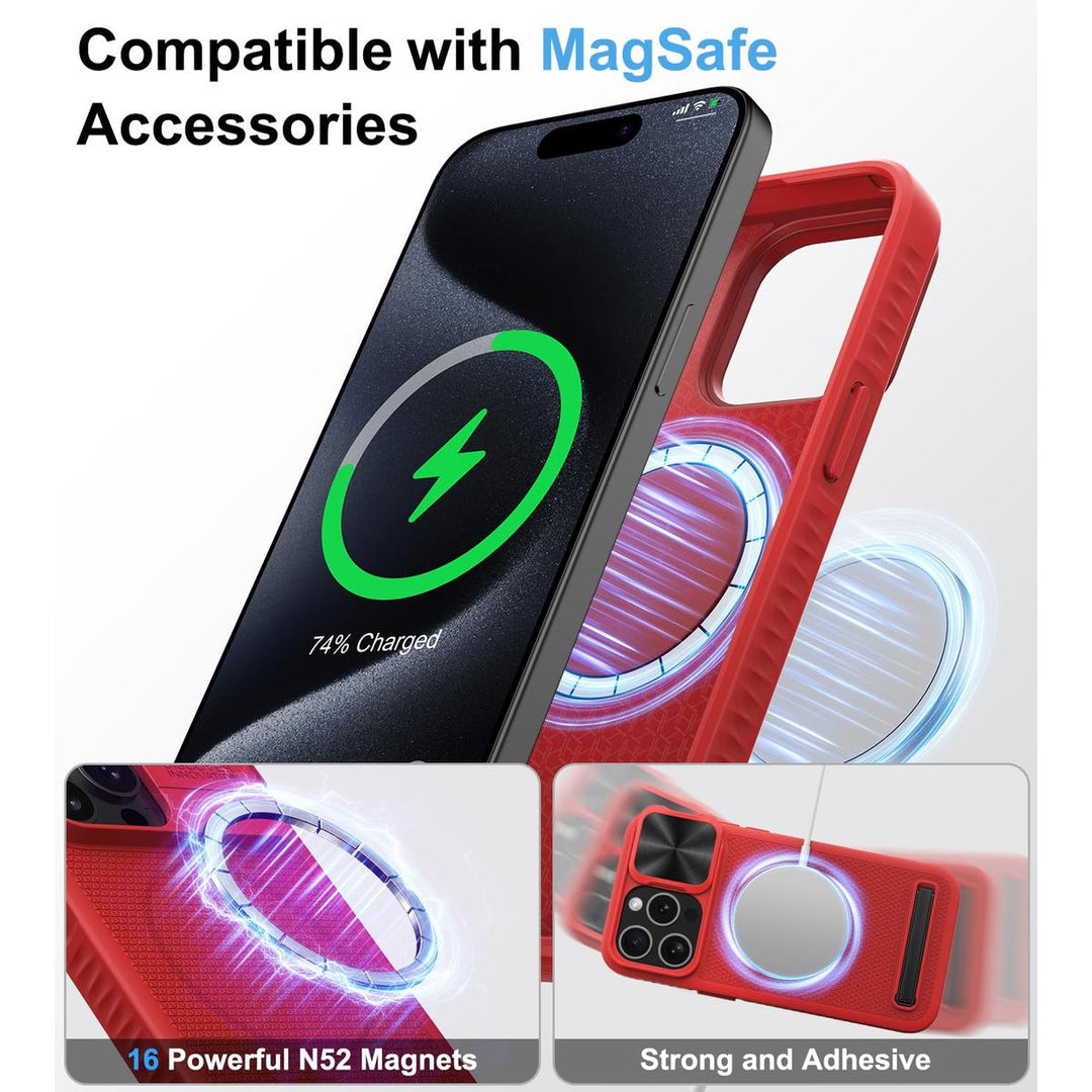 MagSafe Armor Case for iPhone 15 Pro Max - Blue - DOKUTRONIX