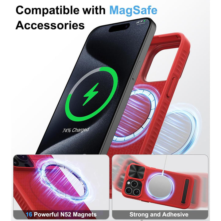 MagSafe Armor Case for iPhone 15 Pro Max - Blue - DOKUTRONIX