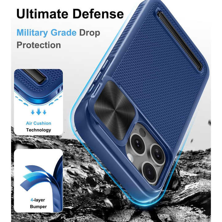 MagSafe Armor Case for iPhone 15 Pro Max - Blue - DOKUTRONIX