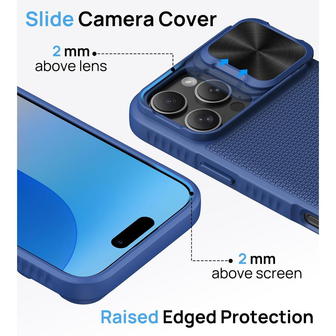 MagSafe Armor Case for iPhone 15 Pro Max - Blue - DOKUTRONIX