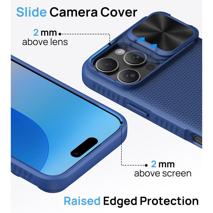MagSafe Armor Case for iPhone 15 Pro Max - Blue - DOKUTRONIX