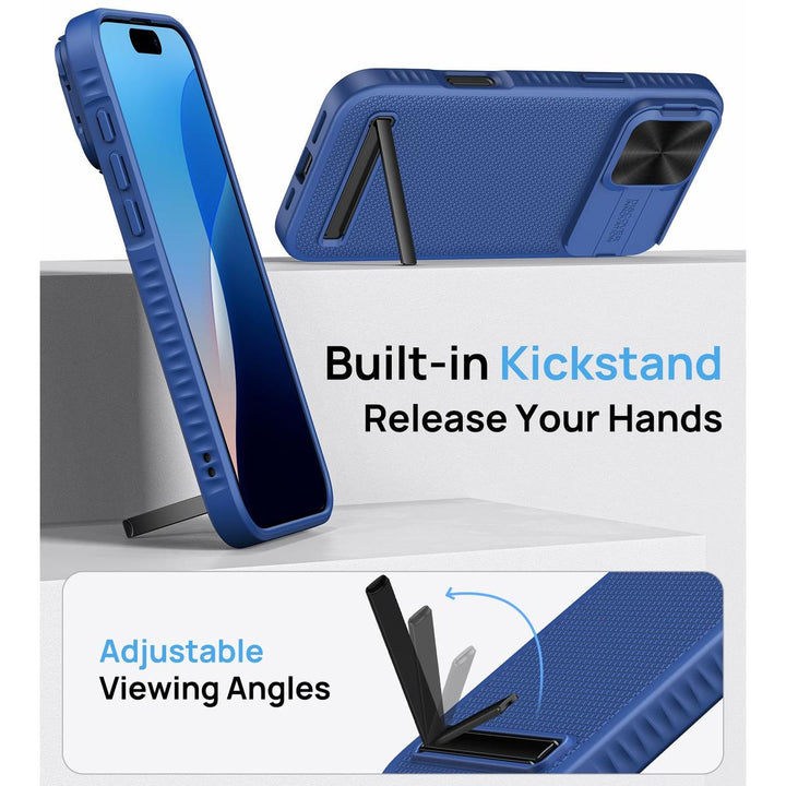 MagSafe Armor Case for iPhone 15 Pro Max - Blue - DOKUTRONIX