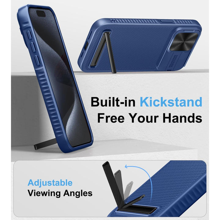 MagSafe Armor Case for iPhone 15 Pro Max - Blue - DOKUTRONIX