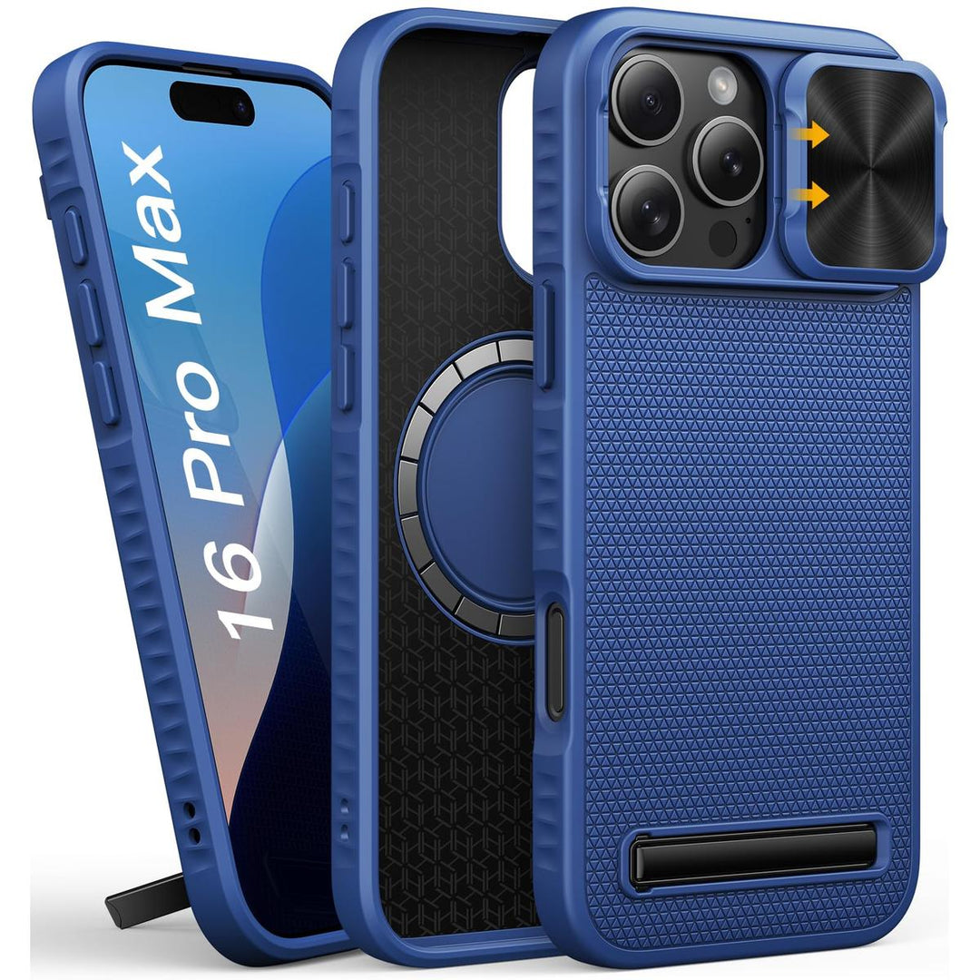 MagSafe Armor Case for iPhone 15 Pro Max - Blue - DOKUTRONIX