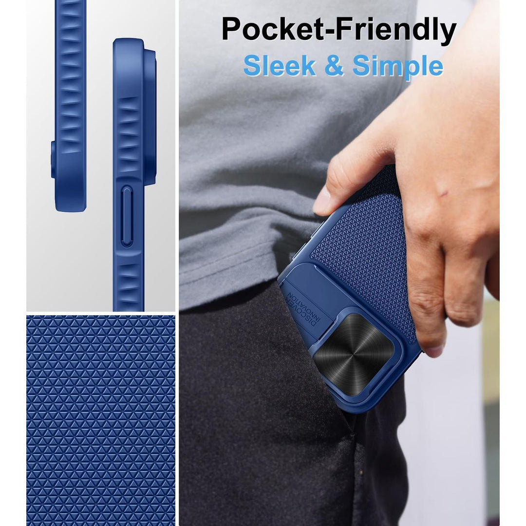 MagSafe Armor Case for iPhone 15 Pro Max - Blue - DOKUTRONIX