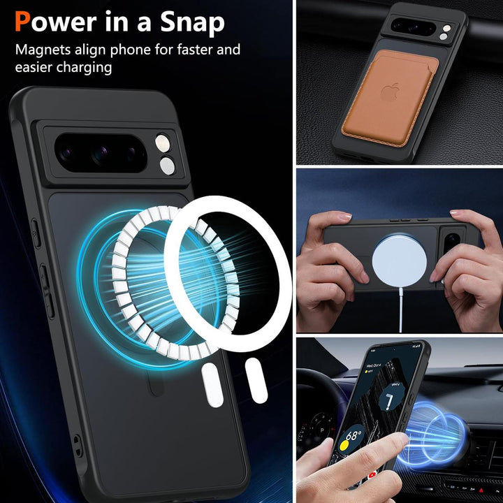 MagSafe Armor Case for Pixel 8 Pro - Black Matte - DOKUTRONIX