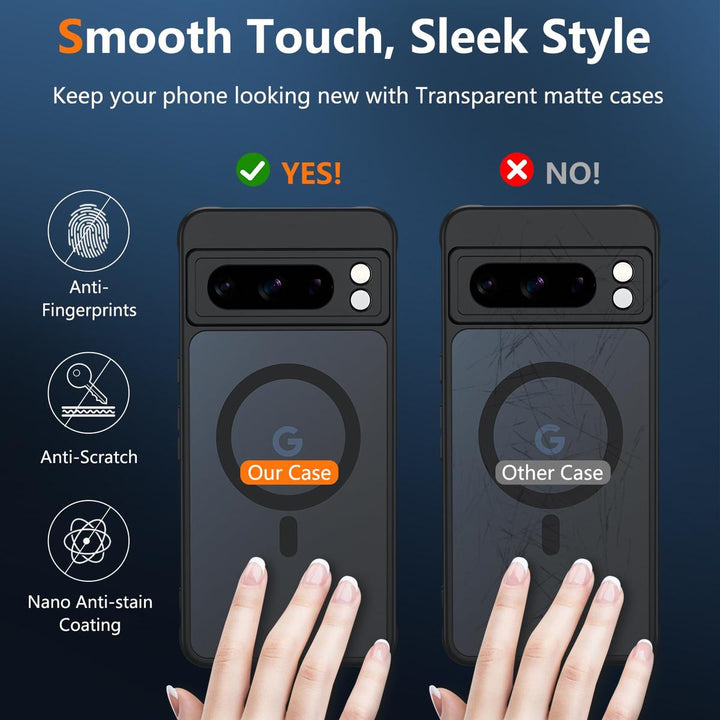 MagSafe Armor Case for Pixel 8 Pro - Black Matte - DOKUTRONIX