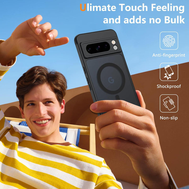 MagSafe Armor Case for Pixel 8 Pro - Black Matte - DOKUTRONIX