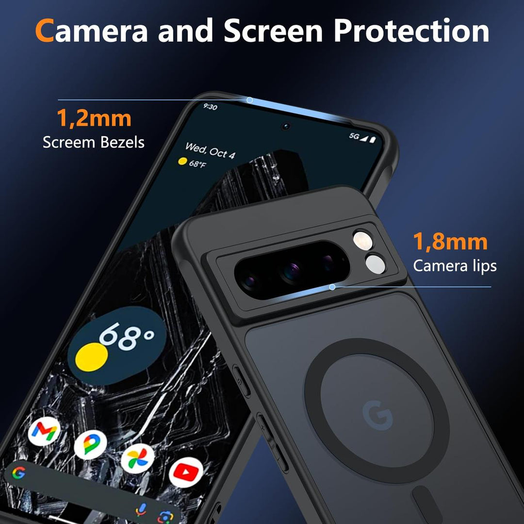 MagSafe Armor Case for Pixel 8 Pro - Black Matte - DOKUTRONIX