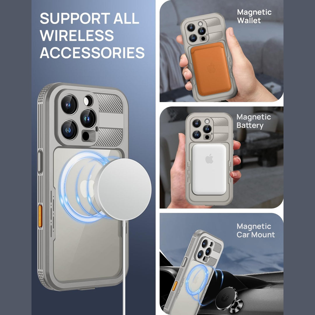 MagSafe Pro Case: Waterproof & Rugged - DOKUTRONIX