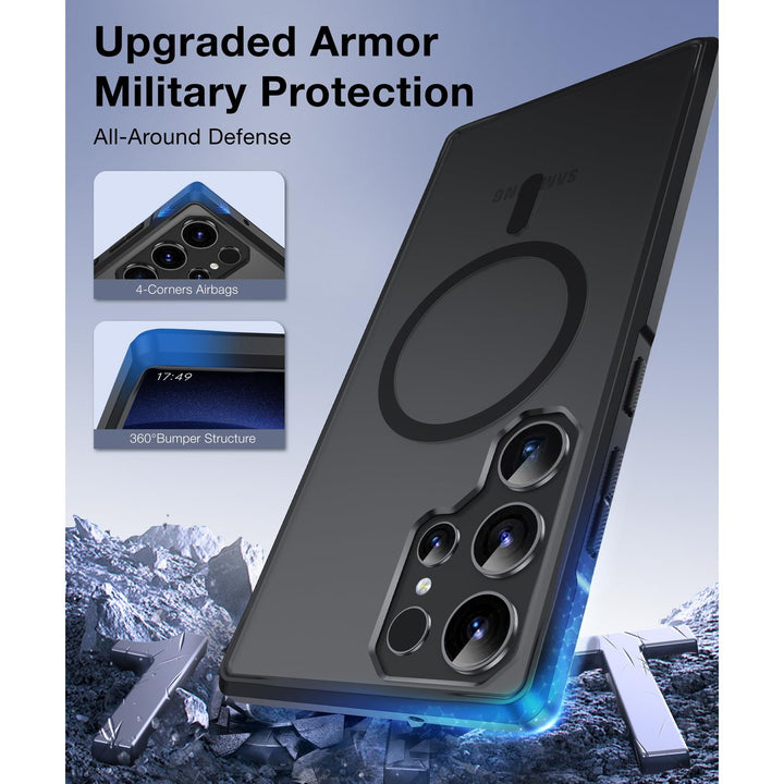 MagSafe Slim Case for Galaxy Z Fold 6 - Matte Black - DOKUTRONIX