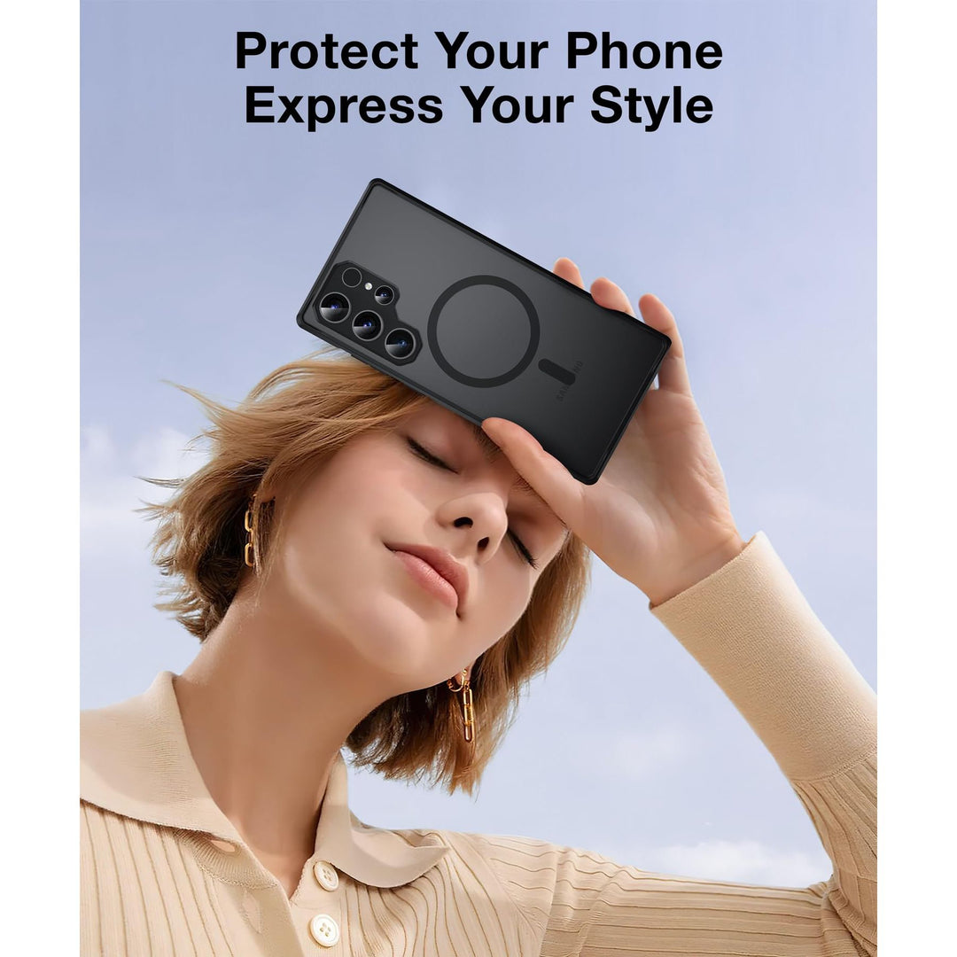 MagSafe Slim Case for Galaxy Z Fold 6 - Matte Black - DOKUTRONIX