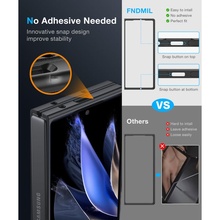 MagSafe Slim Case for Galaxy Z Fold 6 - Matte Black - DOKUTRONIX