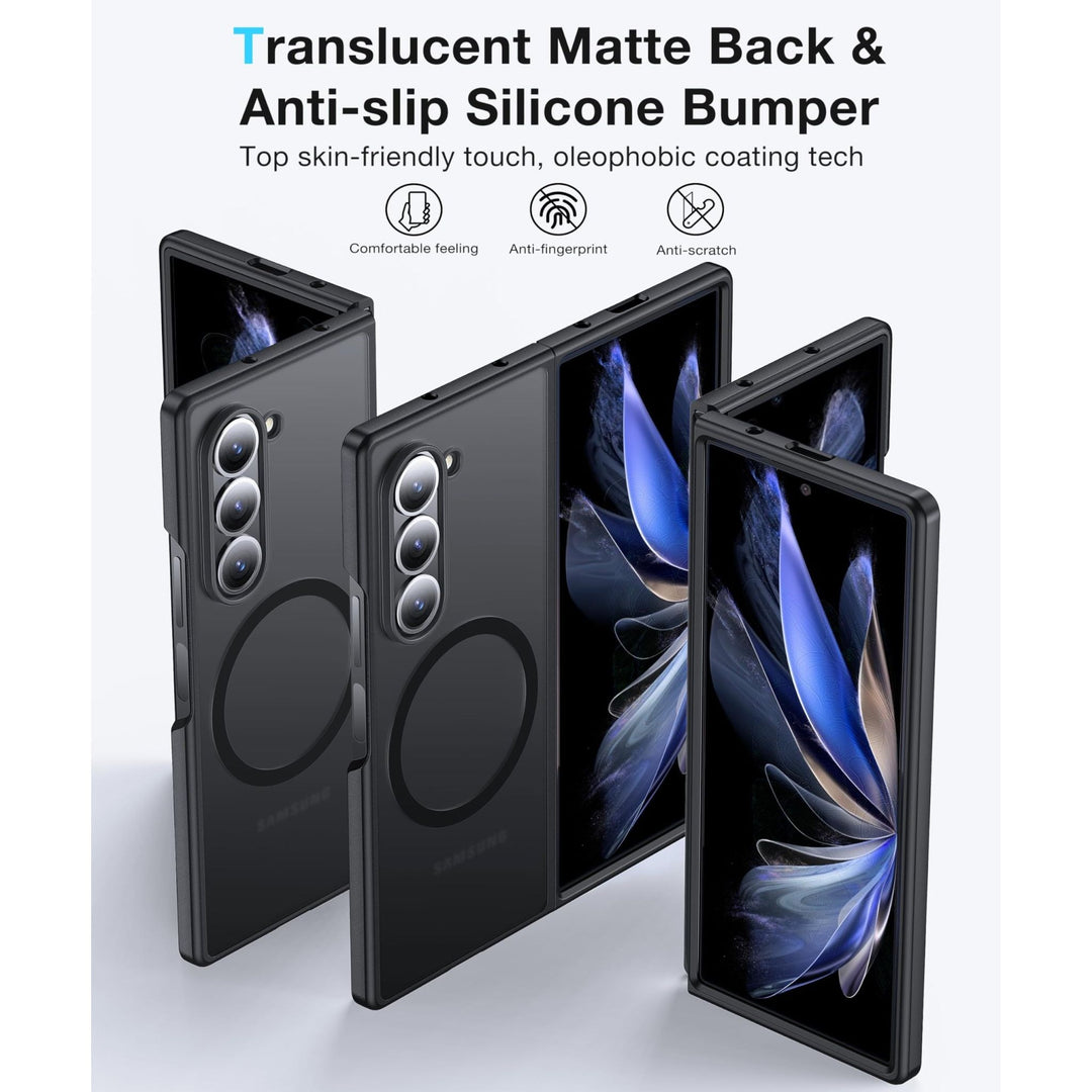 MagSafe Slim Case for Galaxy Z Fold 6 - Matte Black - DOKUTRONIX