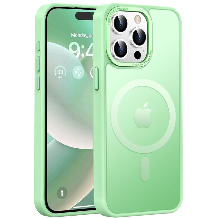 MagSafe SlimGuard: Hot Pink Case for iPhone 15 Pro Max - DOKUTRONIX