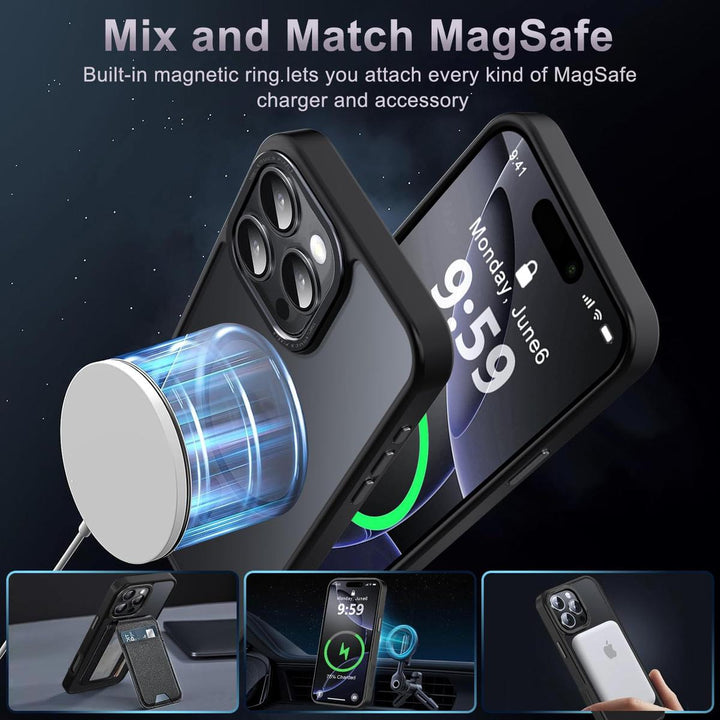 MagSafe SlimGuard: Hot Pink Case for iPhone 15 Pro Max - DOKUTRONIX